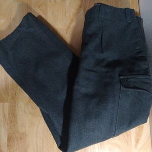 Deadstock Vintage Military Army Wool Cargo Pants Gray